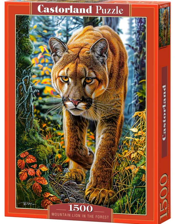 Castorland Lion des Montagnes dans la Forêt* De 1 500 Pièces|De 1 500 Pièces