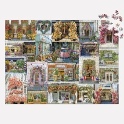 Galison Londres en Fleurs - Puzzle 1000 Pièces* Collages|De 1 000 Pièces