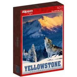 Alipson Puzzle Loup de Yellowstone* Loups|Rétros Et Nostalgie