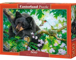 Castorland L'Ours et les Colibris* Oiseaux|Animaux De La Forêt