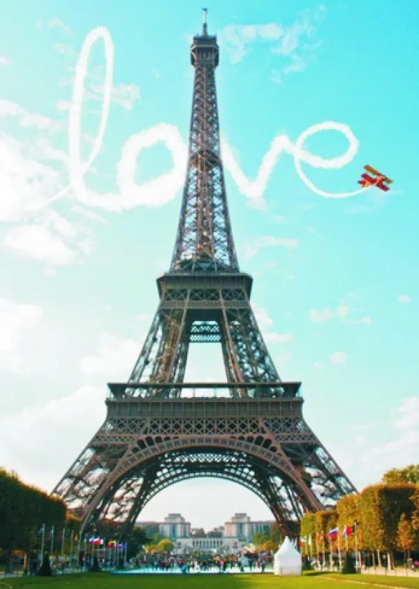 Gold Puzzle Love at Paris* Monuments|De 1 000 Pièces