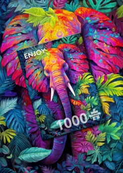 Enjoy Puzzle Éléphant Déguisé* Éléphants|Animaux Sauvages