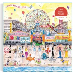 Galison L'Été au Parc d'Attractions - Puzzle 500 Pièces* De 4 000 À 5 000 Pièces|De 4 000 À 5 000 Pièces