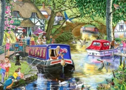 HOP - House of Puzzles L'Été Sur La Rivière* Bateaux|Forêts, Fleurs Et Jardins