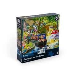HOP - House of Puzzles L'Été Sur La Rivière* Bateaux|Forêts, Fleurs Et Jardins