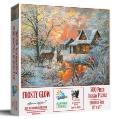 SunsOut Lueur Givrée*Enfant Animaux De La Forêt|Cottages Et Châlets