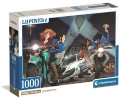 Clementoni Lupin The 3rd* De 1 000 Pièces|De 1 000 Pièces