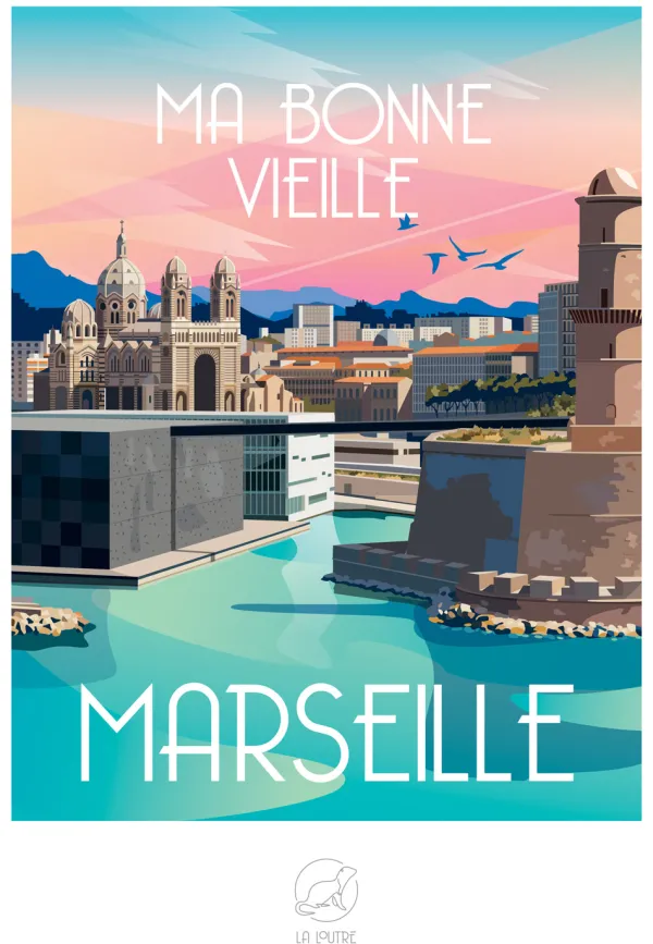La Loutre Ma bonne vieille MARSEILLE* Plages Et Îles De Rêve|Villes Et Villages