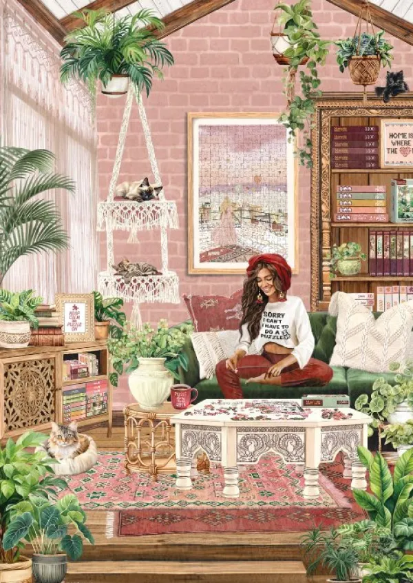 Magnolia Ma Salle de Puzzle*Femme Déco Et Objets|Hommes Et Femmes