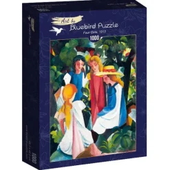 Bluebird Puzzle Macke August - August Macke - Four Girls, 1913* Art|De 1 000 Pièces
