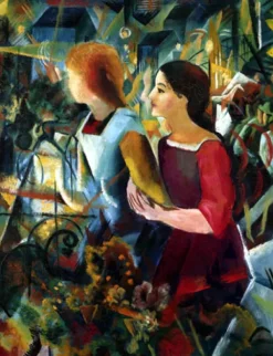 DToys Macke August - August Macke : Deux Filles* Art|De 1 000 Pièces