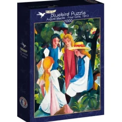 Bluebird Puzzle Macke August - August Macke - Four Girls, 1913* Art|De 1 000 Pièces