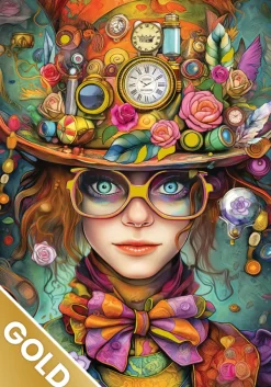 Bluebird Puzzle Mad Props - Edition Limitée avec Effet Dorure, Soft Touch et Carte Collector*Femme De 2 000 Pièces|De 2 000 Pièces