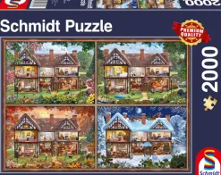 Schmidt Spiele Maison aux Différentes Saisons* De 2 000 Pièces|De 2 000 Pièces