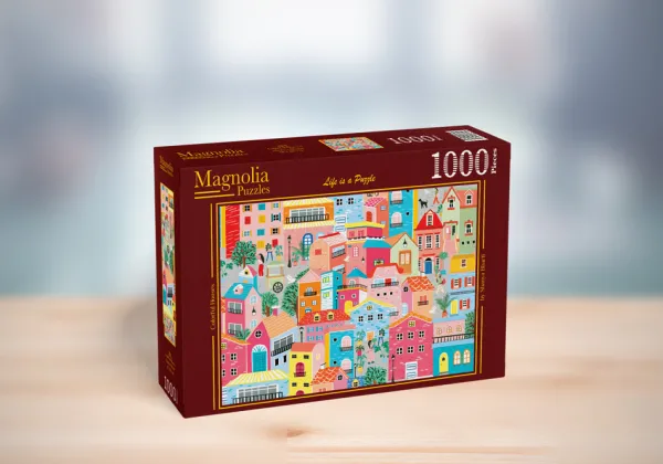 Magnolia Maisons Colorées* Villes Et Villages|De 1 000 Pièces