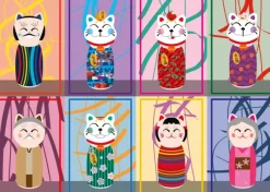 Yazz Maneki Kokeshi* Chats|De 1 000 Pièces