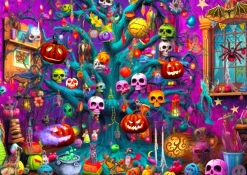 Enjoy Puzzle Manoir des Cauchemars*Femme Déco Et Objets|Halloween