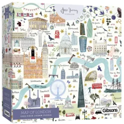 Gibsons Map of London* Cartes Du Monde|De 1 000 Pièces