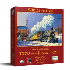 SunsOut Marc Desobeau - Winter Arrival* Trains|Rétros Et Nostalgie