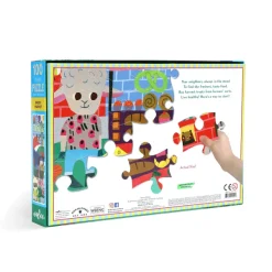 eeBoo Marche Ecologique*Enfant Puzzles Pour Enfants|Pièces Xxl Enfants