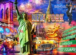 Bluebird Puzzle Marchetti Ciro - New York* Villes Et Villages|Monuments