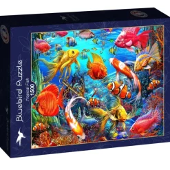 Bluebird Puzzle Marchetti Ciro - Tropical Fish* De 1 500 Pièces|De 1 500 Pièces