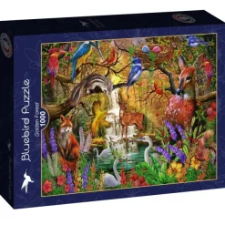 Bluebird Puzzle Marchetti Ciro - Forêt Dorée* Animaux De La Forêt|Forêts, Fleurs Et Jardins