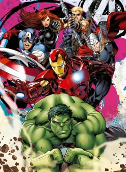 Nathan Marvel Avengers - Les Avengers en Action*Enfant À Partir De 9 Ans|Pièces Xxl Enfants