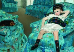 DToys Mary Cassatt : Little Girl in a Blue Armchair* Art|De 1 000 Pièces