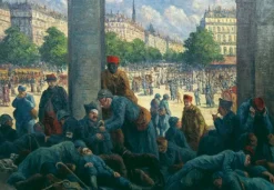 Grafika Maximilien Luce - Gare de l'Est, 1917* Art|De 1 000 Pièces