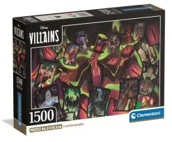 Clementoni Méchants Disney*Enfant De 1 500 Pièces|De 1 500 Pièces