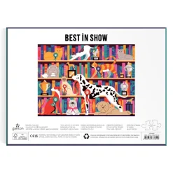 Galison Meilleur du Spectacle - Puzzle de 1000 Pièces* Chiens|Chats