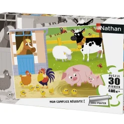 Nathan Mes Amis de la Ferme*Enfant Animaux De La Ferme|Dès 4 Ans : 21 À 30 Pièces