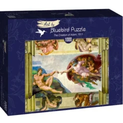 Bluebird Puzzle Michel Ange - Michelangelo - The Creation of Adam, 1511* Art|De 1 000 Pièces