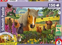 Schmidt Spiele Mignons Visiteurs dans la Prairie*Enfant À Partir De 9 Ans|Chevaux