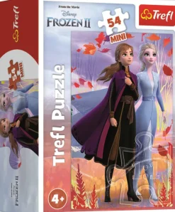 Trefl Mini Puzzle - Dans l'univers d'Anna & Elsa - Disney La Reine des Neiges II*Enfant Puzzles Pour Enfants|Dès 6 Ans : 50 À 100 Pièces