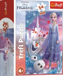 Trefl Mini Puzzle - Dans l'univers d'Anna & Elsa - Disney La Reine des Neiges II*Enfant Puzzles Pour Enfants|Dès 6 Ans : 50 À 100 Pièces