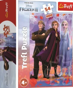 Trefl Mini Puzzle - Dans l'univers d'Anna & Elsa - Disney La Reine des Neiges II*Enfant Puzzles Pour Enfants|Dès 6 Ans : 50 À 100 Pièces