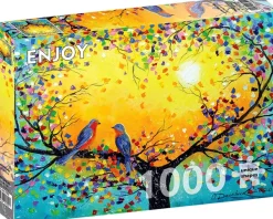 Enjoy Puzzle Mélodie de l'Amour*Femme Oiseaux|Amour Et Tendresse