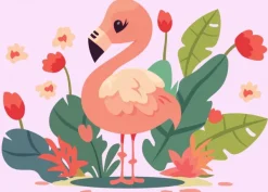 Bluebird Puzzle Mon Joli Flamant Rose*Enfant Oiseaux|Dès 4 Ans : 21 À 30 Pièces