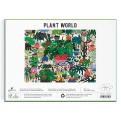 Galison Monde Végétal - Puzzle 1000 Pièces* Forêts, Fleurs Et Jardins|De 1 000 Pièces