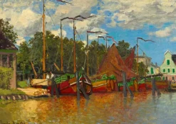 Bluebird Puzzle Monet Claude - Claude Monet - Boats at Zaandam, 1871* Art|De 1 000 Pièces