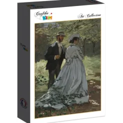 Grafika Kids Monet Claude - Claude Monet - Bazille et Camille, 1865*Enfant Art|Dès 6 Ans : 50 À 100 Pièces