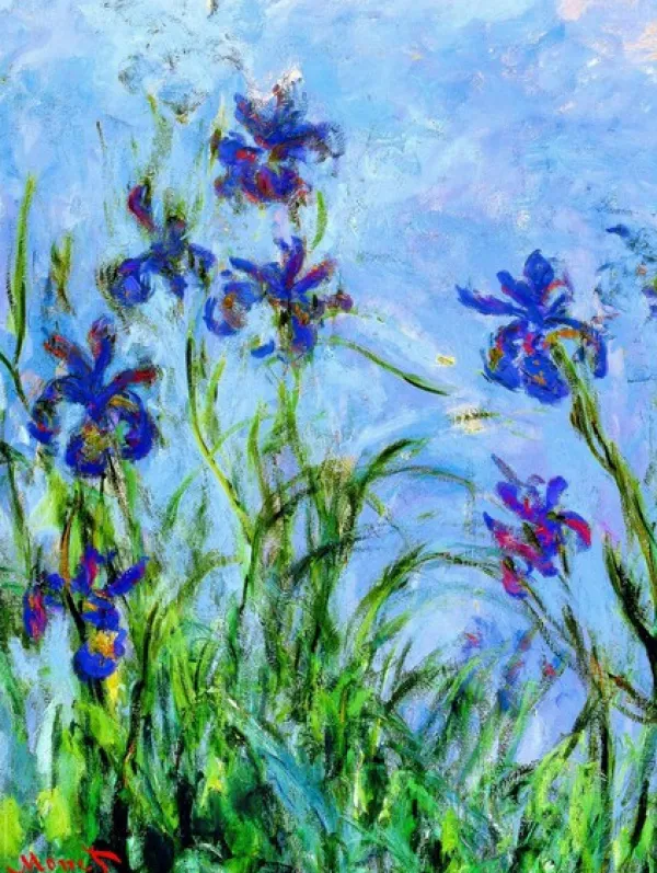 Eurographics Monet Claude - Claude Monet : Iris (détail)* Art|De 1 000 Pièces