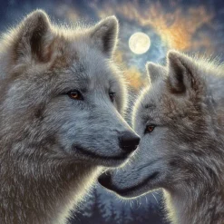 SunsOut Moonlight Mates* Loups|Carré