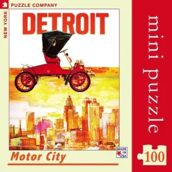 New York Puzzle Company Motor City Mini* Pièces Mini|Voitures, Motos Et Camions