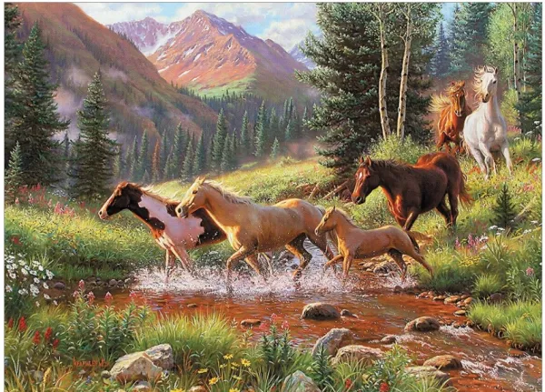 Cobble Hill Mountain Thunder* Chevaux|De 1 000 Pièces