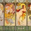 Bluebird Puzzle Mucha Alfons - Mucha - Four Seasons, 1900* Art|De 1 000 Pièces
