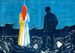 Bluebird Puzzle Munch Edvard - Edvard Munch - Two People: The Lonely Ones, 1899* Art|De 1 000 Pièces