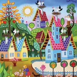 Alipson Puzzle Mustering Storkes* Oiseaux|Carré